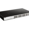 d-link dgs-1210-28mp/fl1a proj настраиваемый коммутатор websmart с 24 портами 10/100/1000base-t и 4 комбо-портами 100/1000base-t/sfp(24 порта с поддержкой poe 802.3af/802.3at (30 вт),poe-бюджет 370 вт