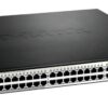 d-link dgs-1210-52mp/fl1a управляемый l2 коммутатор с 48 портами 10/100/1000base-t и 4 комбо-портами 100/1000base-t/sfp (48 портов poe 802.3af/at, poe-бюджет 370 вт)