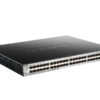 d-link dgs-3130-54s/a1a proj управляемый стекируемый коммутатор 3 уровня с 48 портами 1000base-x sfp, 2 портами 10gbase-t и 4 портами 10gbase-x sfp+