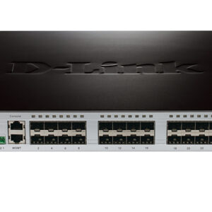 D-Link DGS-3620-28SC/B1AEI PROJ Управляемый стекируемый коммутатор уровня 3 с 20 портами SFP, 4 комбо-портами 10/100/1000Base-T/SFP, 4 портами 10GBase-X SFP+, в комплект поставки входит ПО EI image