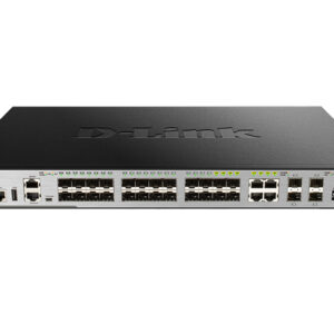 D-Link DGS-3630-28SC/A2ASI PROJ Управляемый стекируемый коммутатор 3 уровня с 20 портами 1000Base-X SFP, 4 комбо-портами 10/100/1000Base-T/SFP, 4 портами 10GBase-X SFP+ и Standard Image