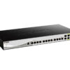 d-link dxs-1210-16tc/a2a proj настраиваемый коммутатор smart уровня 2+ с 12 портами 10gbase-t, 2 портами 10gbase-x sfp+ и 2 комбо-портами 10gbase-t/sfp+