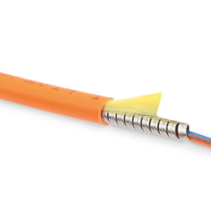 Оптоволоконный кабель 50/125 OM2 многомодовый Hyperline FO-DF-IN-50-4-LSZH-OR 4 волокна