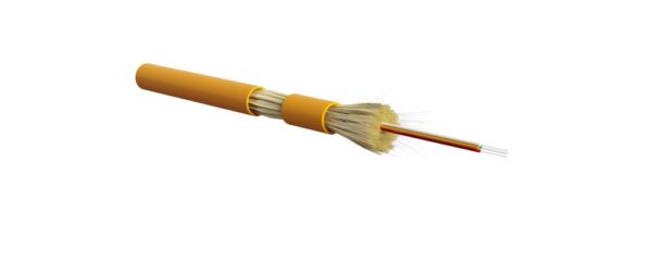 оптоволоконный кабель 62,5/125 многомодовый hyperline fo-dt-in-62-4-lszh-or 4 волокна
