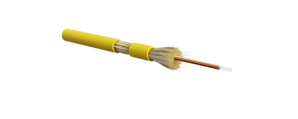 оптоволоконный кабель 9/125 одномодовый hyperline fo-dt-in-9s-4-lszh-yl 4 волокна