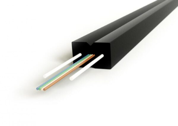 оптоволоконный кабель 9/125 одномодовый hyperline fo-ftth-in-9s-2-lszh-bk 2 волокна