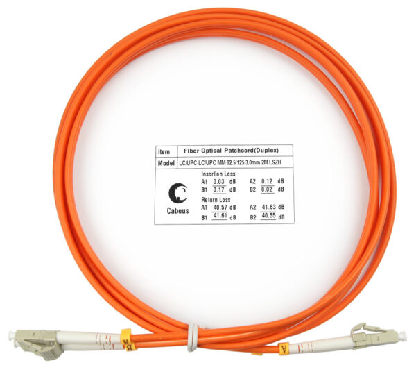 оптический патч-корд cabeus fop-62-lc-lc-2m