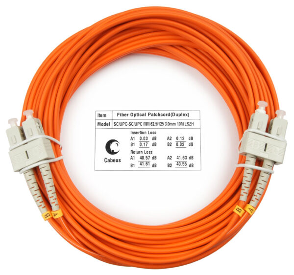 оптический патч-корд cabeus fop-62-sc-sc-10m