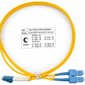 Оптический патч-корд Cabeus FOP(d)-9-LC-SC-1m