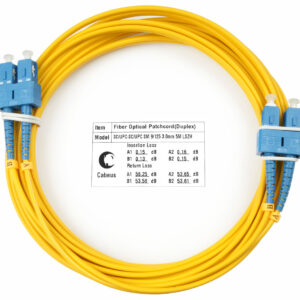 Оптический патч-корд Cabeus FOP(d)-9-SC-SC-5m