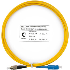 Оптический патч-корд Cabeus FOP(s)-9-SC-FC-3m