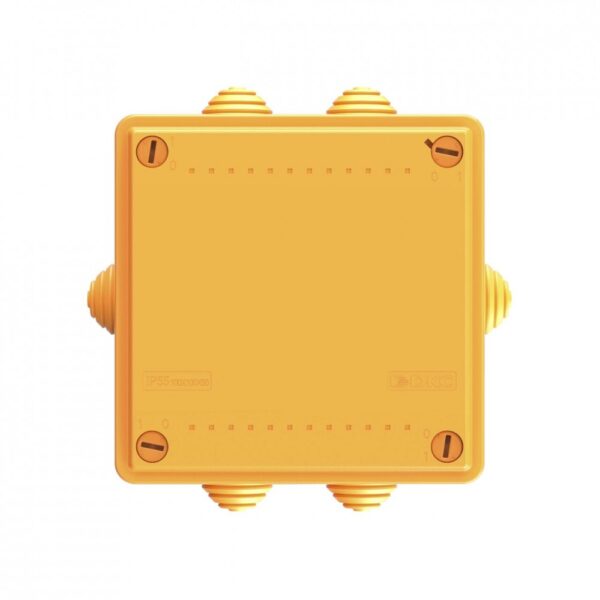 dkc / дкс fsb11604 коробка ответвительная fs с кабельными вводами и клеммниками, номинально 100х100х50мм, 6 вводов, max ф25мм, 6р, 450v, 6a, 4мм.кв, термопласт, ip55, ral 2003