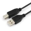 кабель usb 2.0 гарнизон gcc-usb2-ambm-1.8m, am/bm, 1.8м, пакет