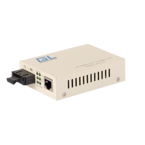 GIGALINK GL-MC-UTPF-SC2F-31SM-1310 Медиаконвертер UTP 10/100Мбит/c SM, 2xSC, 10/100Мбит/c, 1310 нм, 31 дБ (до 15 км) (GL-F515)