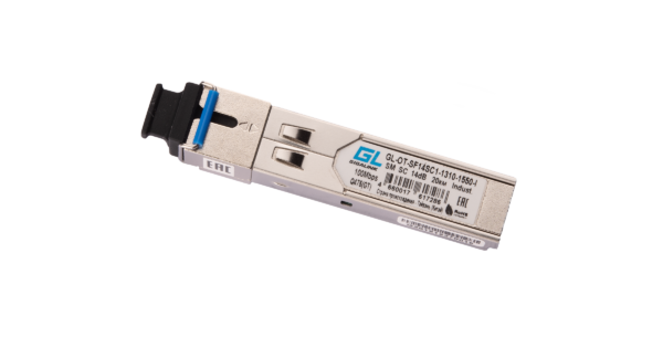 gigalink gl-ot-sf14sc1-1310-1550-i модуль промышленный sfp, wdm, 100/155 мбит/c, одно волокно sm, sc, tx:1310/rx:1550 нм, 14 дб (до 20 км) -40c