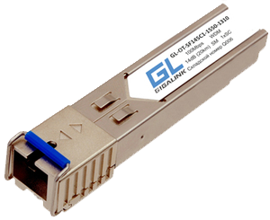 GIGALINK GL-OT-SF14SC1-1550-1310 Модуль SFP, WDM, 100/155 Мбит/c, одно волокно SM, SC, Tx:1550/Rx:1310 нм, 14 дБ (до 20 км) (GL-09R)