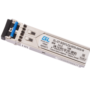 GIGALINK GL-OT-SG07LC2-0850-0850-M Модуль SFP, 1Гбит/c, два волокна МM, 2xLC, 850 нм, 7 дБ (до 550 м) SX