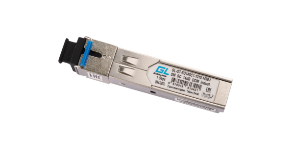 gigalink gl-ot-sg14sc1-1310-1490-i модуль промышленный sfp, wdm, 1гбит/c, одно волокно sm, sc, tx:1310/rx:1490 нм, ddm, 14 дб (до 20 км) -40c