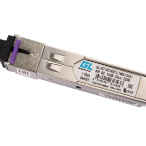 GIGALINK GL-OT-SG14SC1-1490-1310-I Модуль промышленный SFP, WDM, 1Гбит/c, одно волокно SM, SC, Tx:1490/Rx:1310 нм,DDM, 14 дБ (до 20 км) -40C