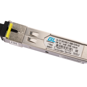 GIGALINK GL-OT-SG14SC1-1550-1310-I-D Модуль промышленный SFP, WDM, 1Гбит/c, одно волокно SM, SC, Tx:1550/Rx:1310 нм,DDM, 14 дБ (до 20 км) -40C