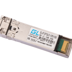 GIGALINK GL-OT-ST12LC1-1270-1330 Модуль SFP+, WDM, 10Гбит/с, одно волокно, SM, LC, Tx:1270/Rx:1330 нм, 12 дБ (до 20 км) DDM