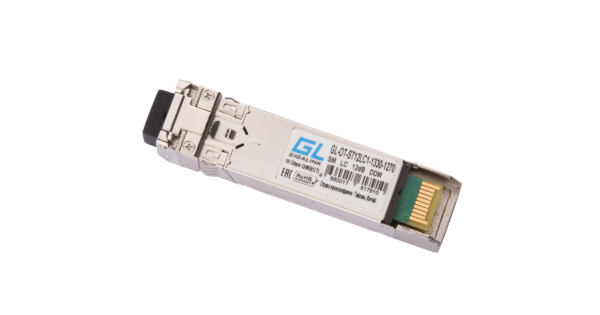 gigalink gl-ot-st12lc1-1330-1270 модуль sfp+, wdm, 10гбит/с, одно волокно, sm, lc, tx:1330/rx:1270 нм, 12 дб (до 20 км) ddm