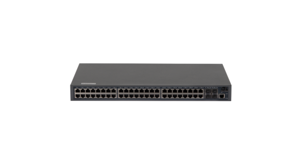 gigalink gl-sw-g201-52tc управляемый коммутатор l2, 48 base-t 1000mb/s портов, 4 10g sfp+, 1 console. 1u 19", 220v