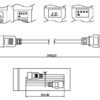 кабель питания hyperline pwc-iec19-iec20-1.8-bk 1.8 метра