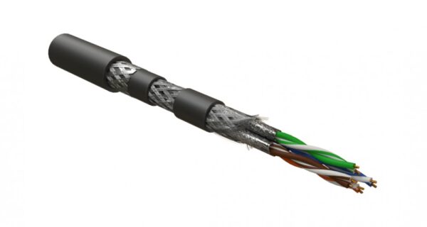 кабель для сетей industrial ethernet hyperline isftp4-c6-p23/7-arm/w-shf1/shf2-bk