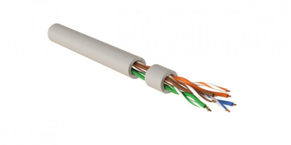 кабель для сетей industrial ethernet hyperline iuutp4-c5e-s24/1-frpvc-gy