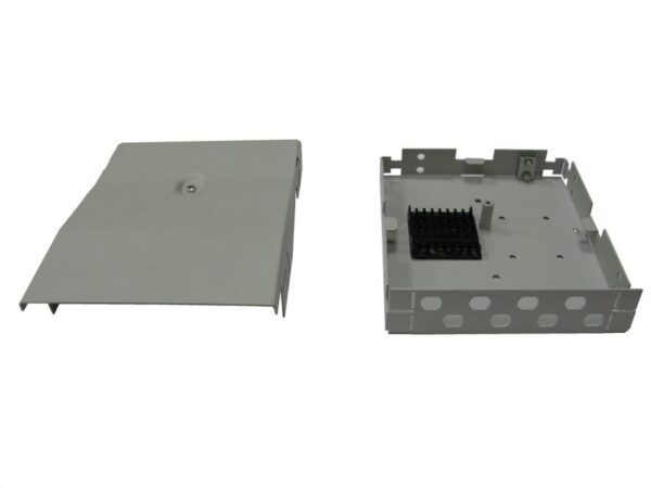 кн-sc-8 мини бокс оптический настенный на 8 sc (lc duplex) со сплайс пластиной mini (без пигтейлов и проходных адаптеров)
