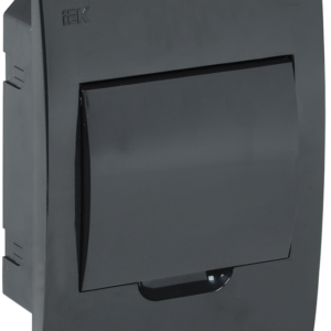 IEK MKP13-V-06-41-K02 Корпус модульный пластиковый встраиваемый ЩРВ-П-6 черный черная дверь IP41