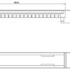 cabeus mt-10 панель маркировочная на 10 пар, откидная