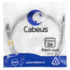 патч-корд cabeus pc-ftp-rj45-cat.5e-1.5m кат.5е 1.5 м серый