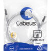 патч-корд cabeus pc-ftp-rj45-cat.6-1m-lszh кат.6 1 м серый