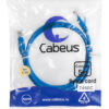 патч-корд cabeus pc-utp-rj45-cat.5e-1m-bl кат.5е 1 м синий