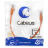 патч-корд cabeus pc-utp-rj45-cat.6-0.3m-or кат.6 0.3 м оранжевый