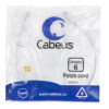 патч-корд cabeus pc-utp-rj45-cat.6-0.5m-wh кат.6 0.5 м белый