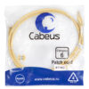 патч-корд cabeus pc-utp-rj45-cat.6-1.5m-yl кат.6 1.5 м желтый