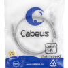 патч-корд cabeus pc-utp-rj45-cat.6-1m кат.6 1 м серый