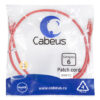 патч-корд cabeus pc-utp-rj45-cat.6-1m-rd кат.6 1 м красный