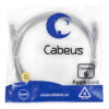 патч-корд cabeus pc-utp-rj45-cat.6-2m кат.6 2 м серый