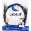 патч-корд cabeus pc-utp-rj45-cat.6-2m-bk кат.6 2 м черный