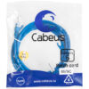 патч-корд cabeus pc-utp-rj45-cat.6-2m-bl кат.6 2 м синий