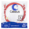 патч-корд cabeus pc-utp-rj45-cat.6-2m-rd кат.6 2 м красный