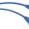 патч-корд cabeus pc-utp-rj45-cat.6-0.3m-bl кат.6 0.3 м синий