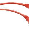 патч-корд cabeus pc-utp-rj45-cat.6-0.3m-rd кат.6 0.3 м красный