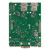 mikrotik rbm33g routerboard плата, 880 мгц, 3х 1g ethernet, 2x minipcie, 2x sim, m.2, usb 3.0, rs232