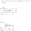 cabeus tc-4-pin-6p4c шнур тестовый 4-х контактный, 6p4c