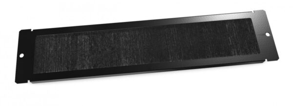 панель с щеточным кабельным вводом hyperline tcb-ttb-ral9004 черная